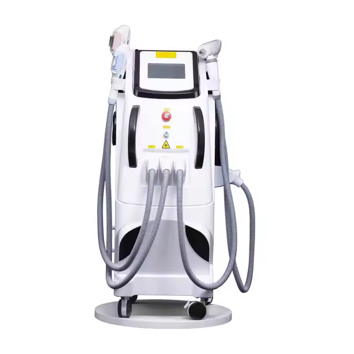 Multifunctional 4 In 1 Opt Ipl Magneto Optical 360 Laser Hair Removal Face Lifting Nd Yag Laser Tattoo Removal Machine