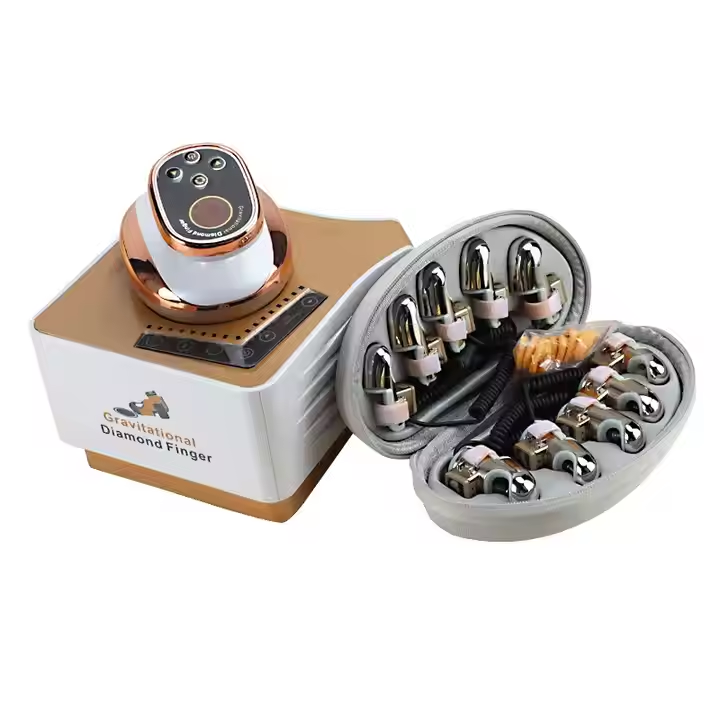 Vacuum Body Massage Therapy Microcurrent Golden Finger Rf Ems Diamond Golden Finger Face Lifting Sculpting Machine