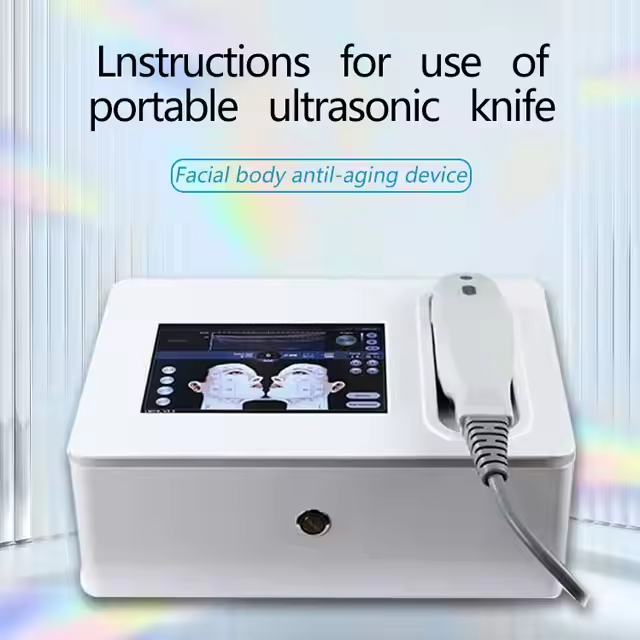 Best-Selling Hifu 7D Firming Instrument for Beauty Salons Ultrasonic Skin Whitening Elastic Wrinkle Removal
