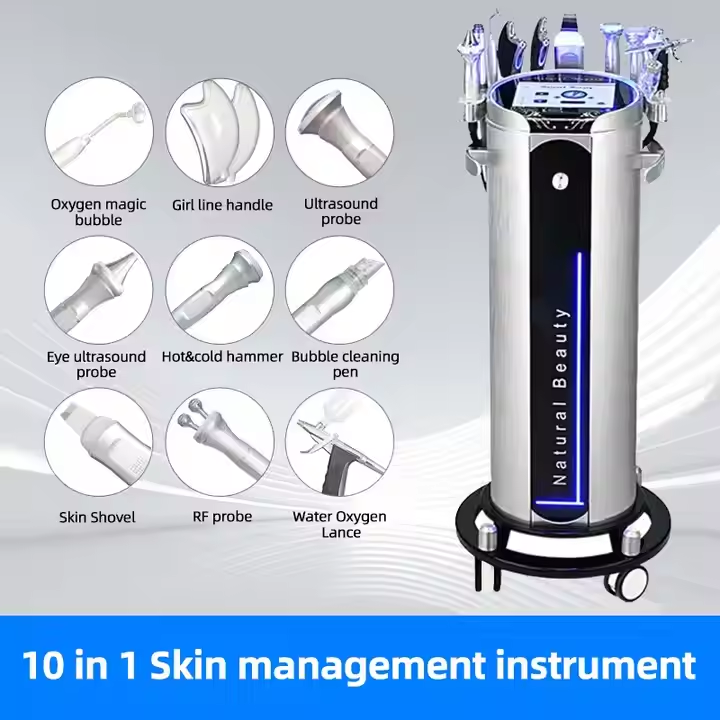 10 in 1 Multi Functions Hydra Machine Skin Tightening Diamond Dermabrasion Beauty Equipment