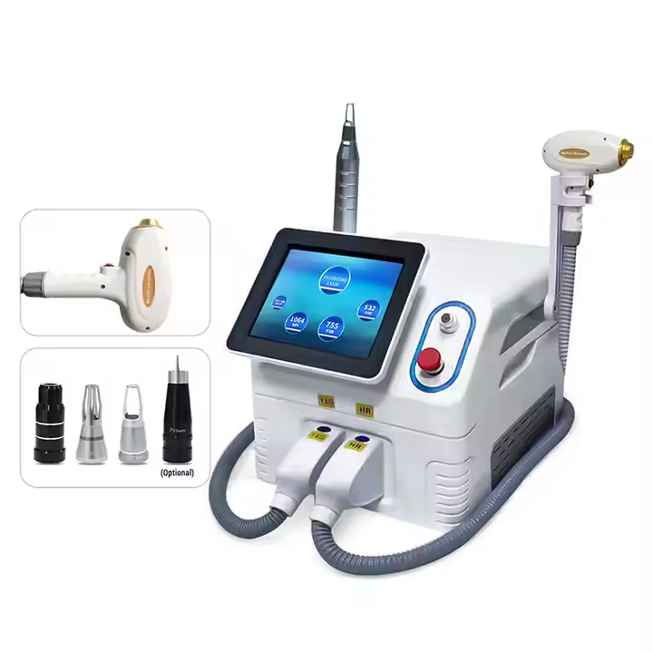 Promotion 2 In 1 Pico Diode Picosecond Tatoo Removal & Diodo Lasersings Hair Removal Machine