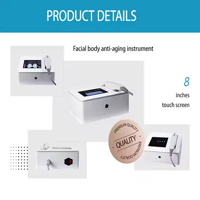 Best-Selling Hifu 7D Firming Instrument for Beauty Salons Ultrasonic Skin Whitening Elastic Wrinkle Removal