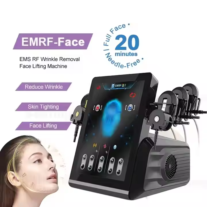 Portable Skin Tightening Pe Face Machine Ems Muscle Stimulation Skin Lifting Rf Face Lifting Machine